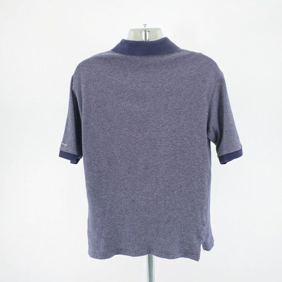 Walt Disney World Knit Blue‎ Polo Shirt Large Mickey Mouse Icon - Picture 7 of 11